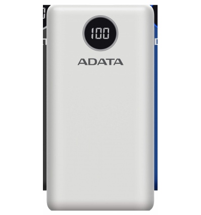 ADATA P20000QCD Power Bank 20000mAh bílá