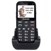 EVOLVEO EasyPhone XG, mobilní telefon pro seniory s nabíjecím stojánkem (černá barva)