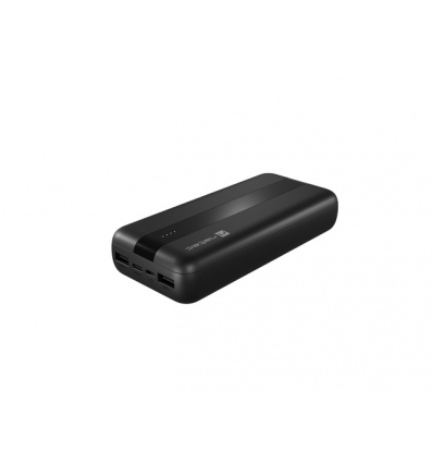 NATEC powerbanka TREVI 20000 mAh 2X USB-A +1X USB-C, černá