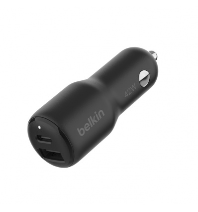 Belkin Car Charger 42W - 30w USB-C + 12W USB-A