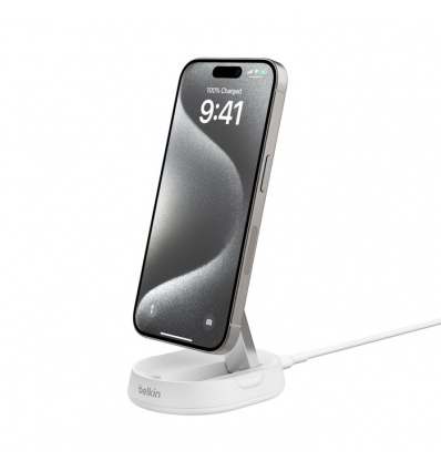 Belkin Pro Convertible Qi2,15W, mag.stojan,bilý