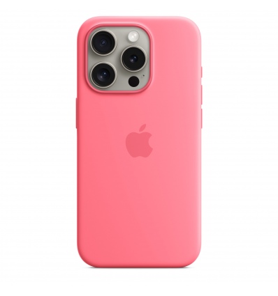 iPhone 15 Pro Silicone Case with MS - Pink