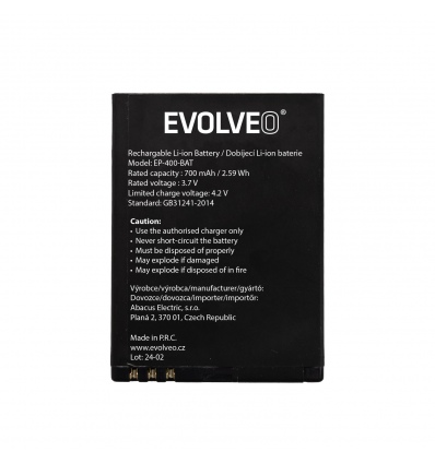 EVOLVEO originální baterie 700 mAh pro EasyPhone ID