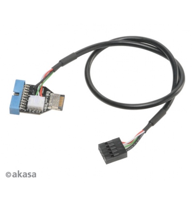 AKASA - USB 3.1 gen 2 int. na USB 3.1 Gen1 19-pin