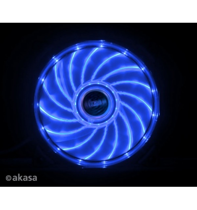 přídavný ventilátor Akasa Vegas LED 12 cm modrá