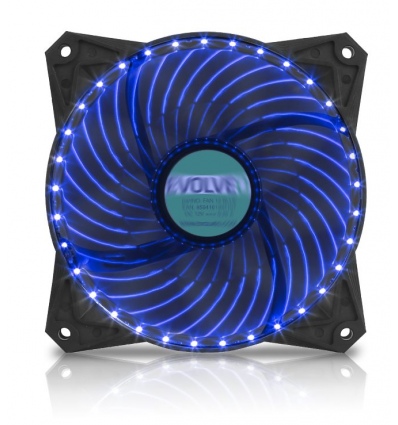 EVOLVEO ventilátor 120mm, LED 33 bodů, modrý