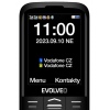 EVOLVEO EasyPhone XO, mobilní telefon pro seniory s nabíjecím stojánkem (černá barva)