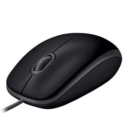 Logitech B110 Silent/Kancelářská/Optická/1 000 DPI/Drátová USB/Černá