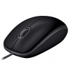 Logitech B110 Silent/Kancelářská/Optická/1 000 DPI/Drátová USB/Černá