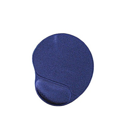 GEMBIRD Gel mouse pad with wrist support, blue