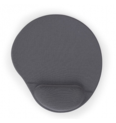 GEMBIRD Gel mouse pad with wrist support, grey