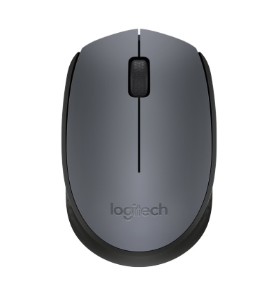 myš Logitech Wireless Mouse M170, šedá