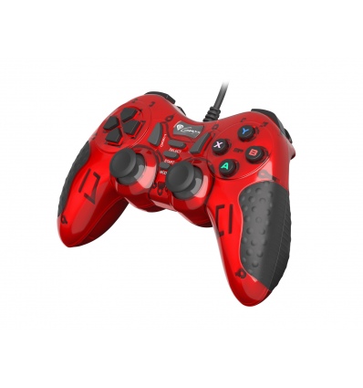 Drátový gamepad Genesis Mangan 200, pro PC, vibrace