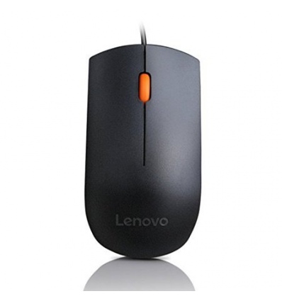 Lenovo 300/Kancelářská/Optická/1 600 DPI/Drátová USB/Černá