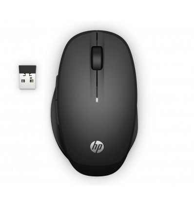 HP Dual Mode 300/Ergonomická/Optická/Bezdrátová USB/Černá