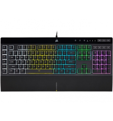 CORSAIR K55 RGB PRO/Drátová USB/US layout/Černá