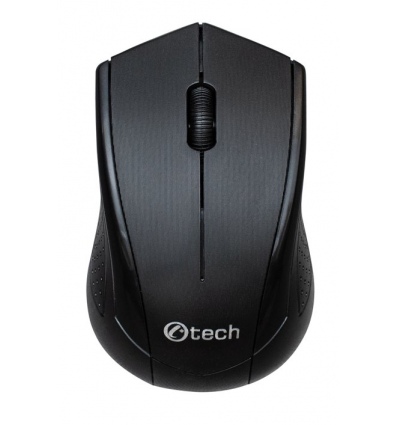 C-TECH WLM-07/Kancelářská/Optická/1 200 DPI/Bezdrátová USB/Černá