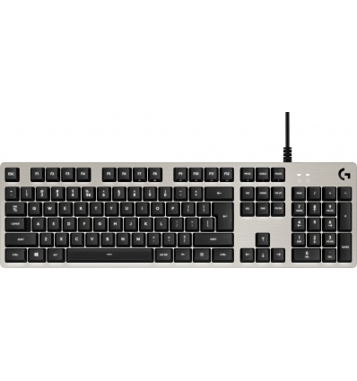 Logitech G413/Drátová USB/US layout/Stříbrná