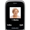 EVOLVEO EasyPhone FS, vyklápěcí mobilní telefon 2.8" pro seniory s nabíjecím stojánkem (červená barv