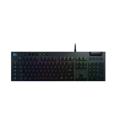 Logitech G815 RGB/Drátová USB/US layout/Černá