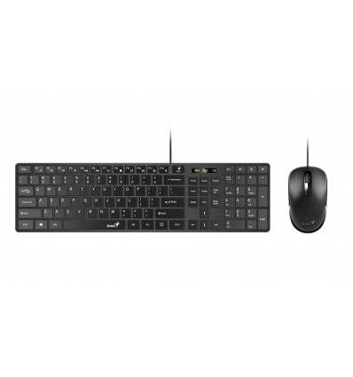 Genius set klávesnice + myš SlimStar C126 CZ+SK