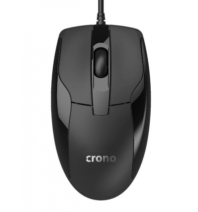 Crono CM645/Kancelářská/Optická/1 000 DPI/Drátová USB/Černá