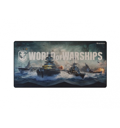 Herní podložka pod myš Genesis CARBON 500 WORLD of WARSHIPS ARMADA, MAXI 90x45cm