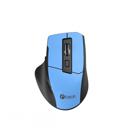 C-TECH Ergo WLM-05/Ergonomická/Optická/Bezdrátová USB/Modrá