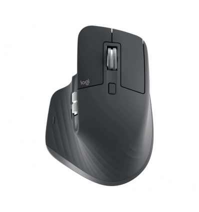 Logitech MX Master 3S/Kancelářská/Laserová/Pro praváky/8 000 DPI/USB+BT/Grafitová