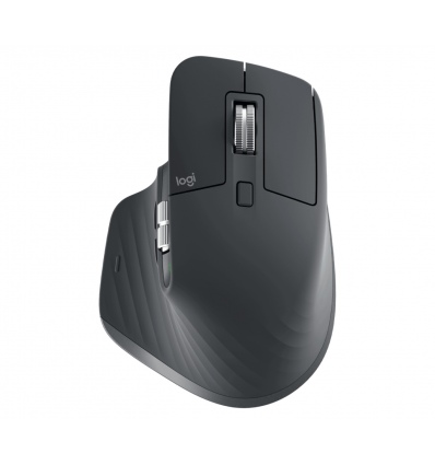 LOGITECH MX Master 3S/Kancelářská/Laserová/Pro praváky/8 000 DPI/USB+BT/Grafitová