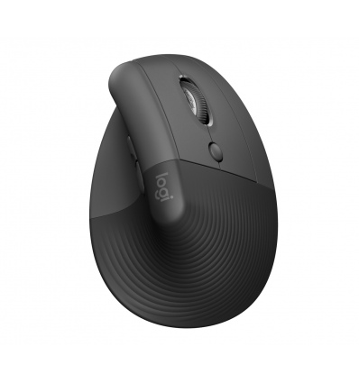 LOGITECH Lift For Business/Ergonomická/Optická/Pro praváky/4 000 DPI/USB+BT/Grafitová