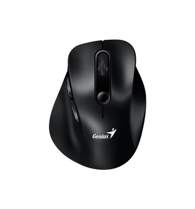 Genius Ergo 9000S/Ergonomická/Optická/Pro praváky/2 400 DPI/USB+BT/Černá