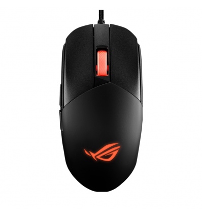 Asus ROG Strix Impact III/Herní/Optická/Pro praváky/12 000 DPI/Drátová USB/Černá