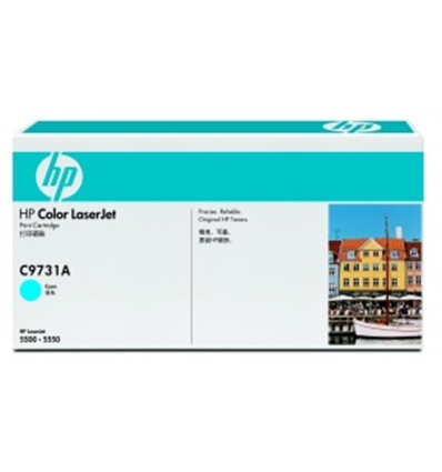 HP Color LaserJet azurový toner, C9731A