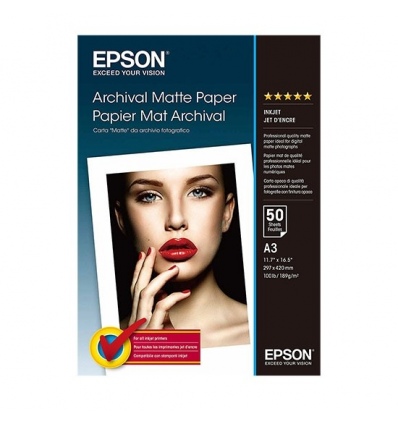 EPSON A3, Archival Matte Paper (50listů)