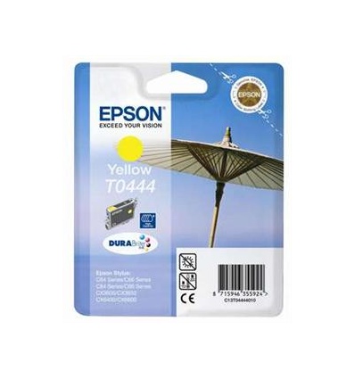 EPSON yellow C64/C66/C84/C86/CX3650/CX6400 HiCap T0444 DURABrite