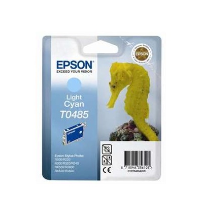 EPSON Ink ctrg Light Cyan RX500/RX600/R300/R200 T0485