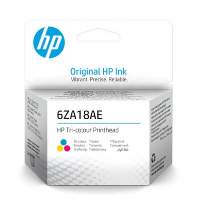 HP tříbarevná inkoustová náplň 6ZA18AE