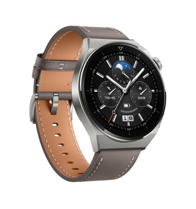 Huawei Watch GT 3 Pro/46mm/Silver/Elegant Band/Gray