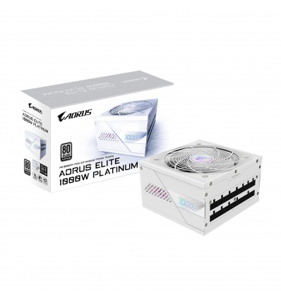 GIGABYTE AORUS ELITE P1000W ICE/1000W/ATX 3.1/80PLUS Platinum/Modular/Retail