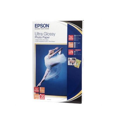 EPSON Ultra Glossy Photo Paper 10x15,300g(20listů)