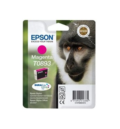 EPSON Magenta Ink Cartridge SX10x 20x 40x (T0893)