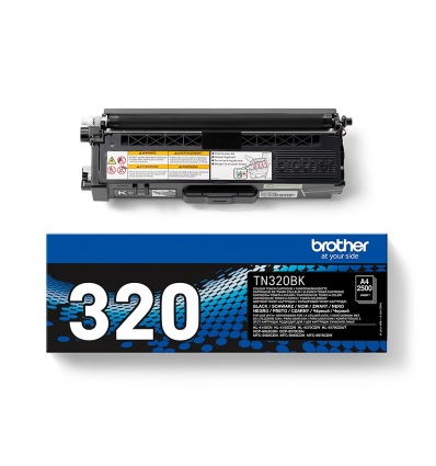 Brother TN-320BK, toner černý, 2 500 str.