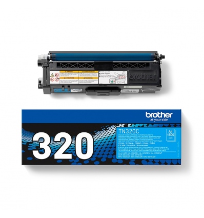 Brother TN-320C, toner cyan, 1 500 str.