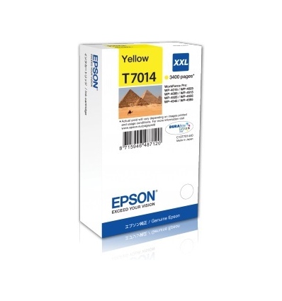 WP4000/4500 Series Ink Cartridge XXL Yellow 3.4k