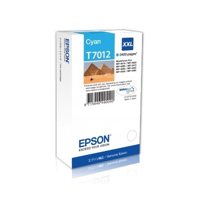 WP4000/4500 Series Ink Cartridge XXL Cyan 3.4k