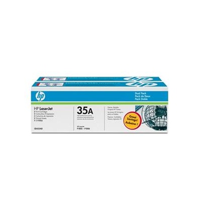 HP tisková kazeta černá 2-pack, CB435AD