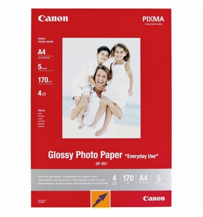 Canon GP-501, 10x15 fotopapír lesklý, 5 ks, 210g