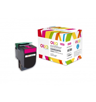 OWA Armor toner kompatibilní s Lexmark C544X2MG, 4000st, červená/magenta