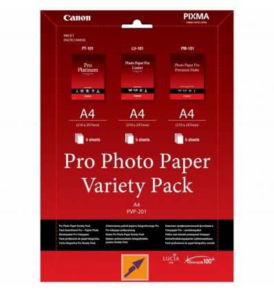 Canon PVP-201 PRO, A4 fotopapír Variety Pack